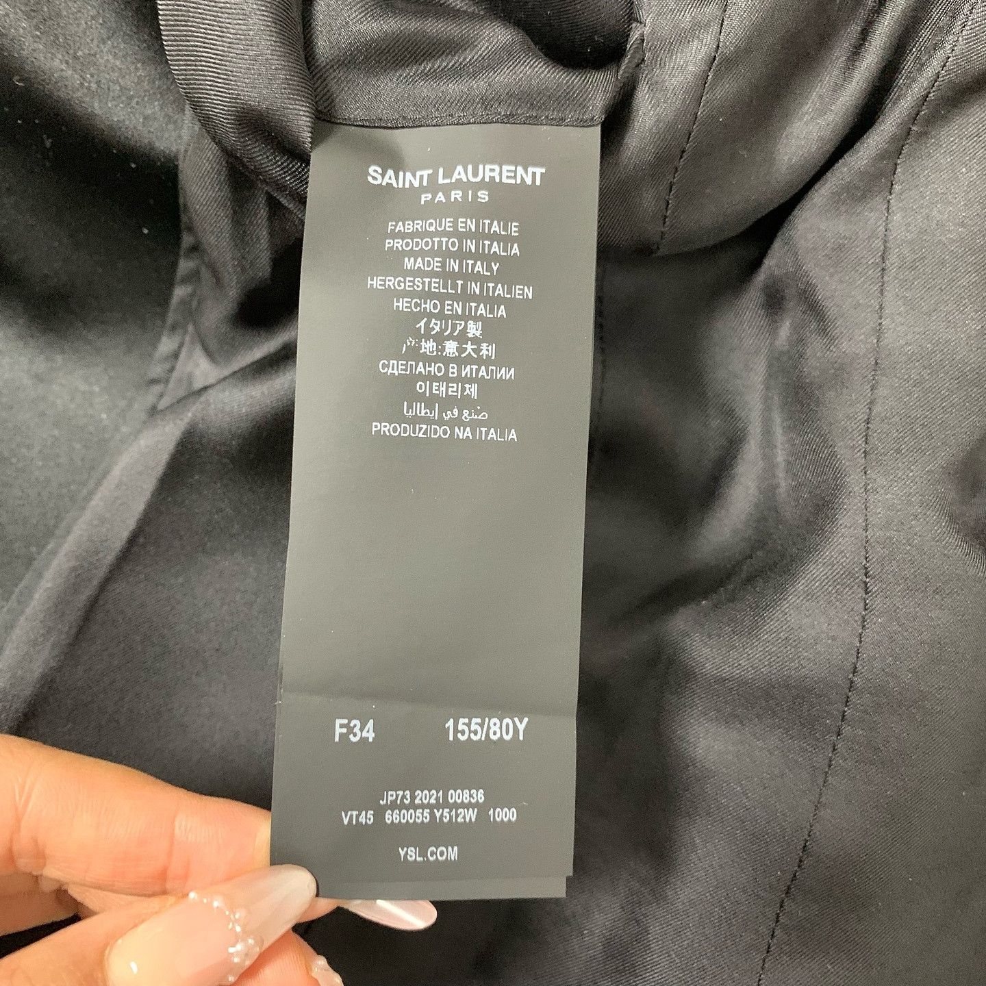 Saint Laurent Paris Saint Laurent Tuxedo Blazer Size 34 Size XXS / US 00 / IT 34 - 4 Thumbnail