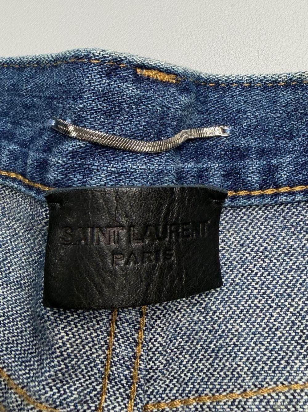 Saint Laurent Paris Saint Laurent Washed Straight Denim Jeans Size 30 Size US 30 / EU 46 - 3 Thumbnail