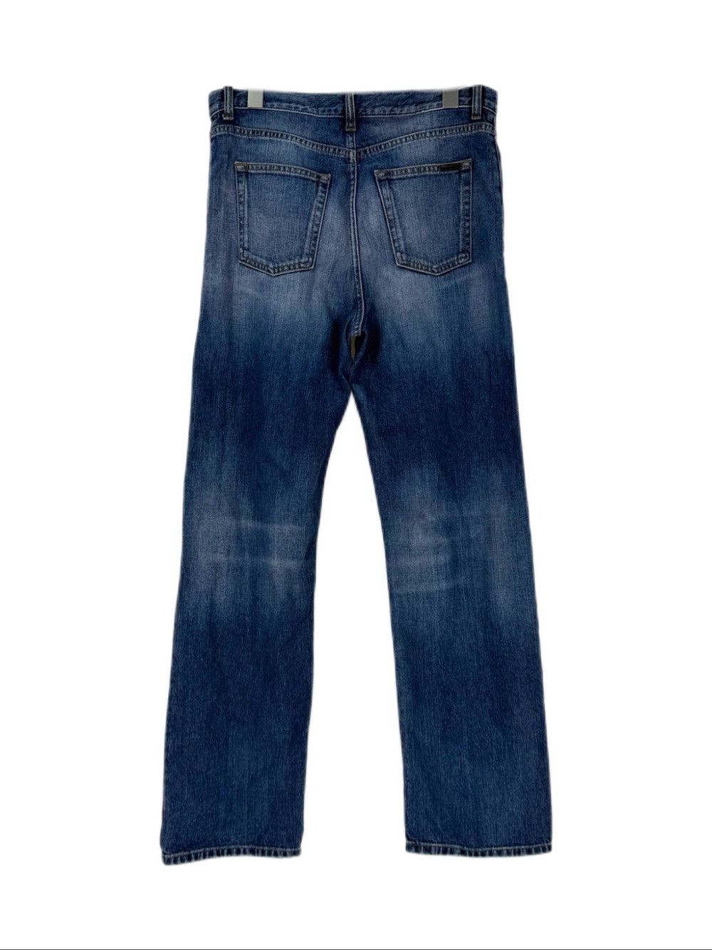Saint Laurent Paris Saint Laurent Washed Straight Denim Jeans Size 30 Size US 30 / EU 46 - 2 Thumbnail