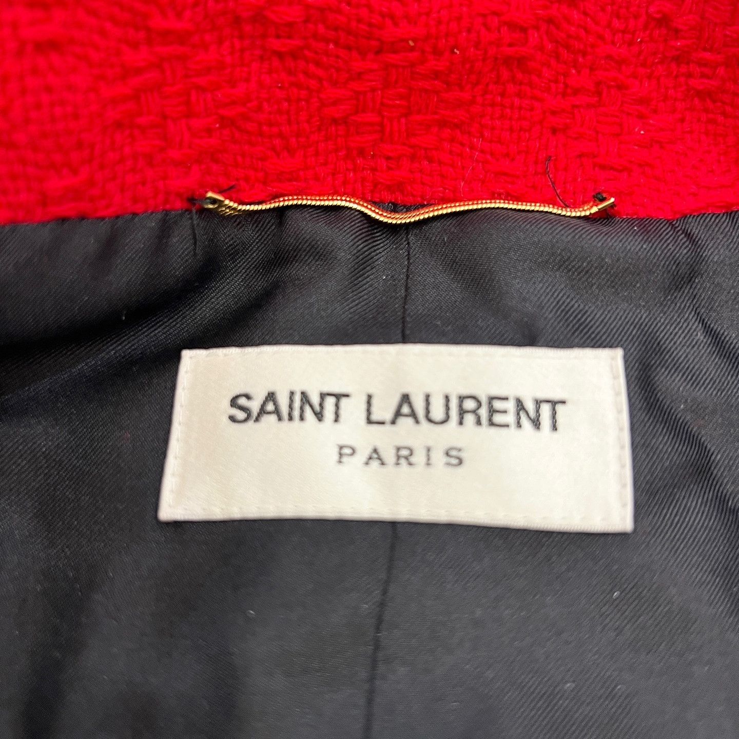 Saint Laurent Paris Saint Laurent Red Wool Jacket Size 38 Size S / US 4 / IT 40 - 3 Thumbnail