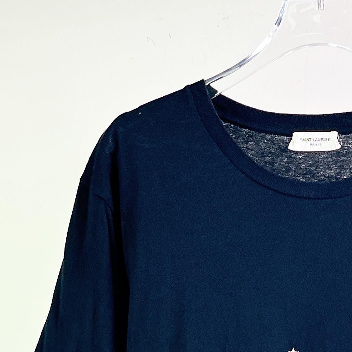 Saint Laurent Paris Saint Laurent Star Logo T-Shirt Size M Size US M / EU 48-50 / 2 - 5 Thumbnail