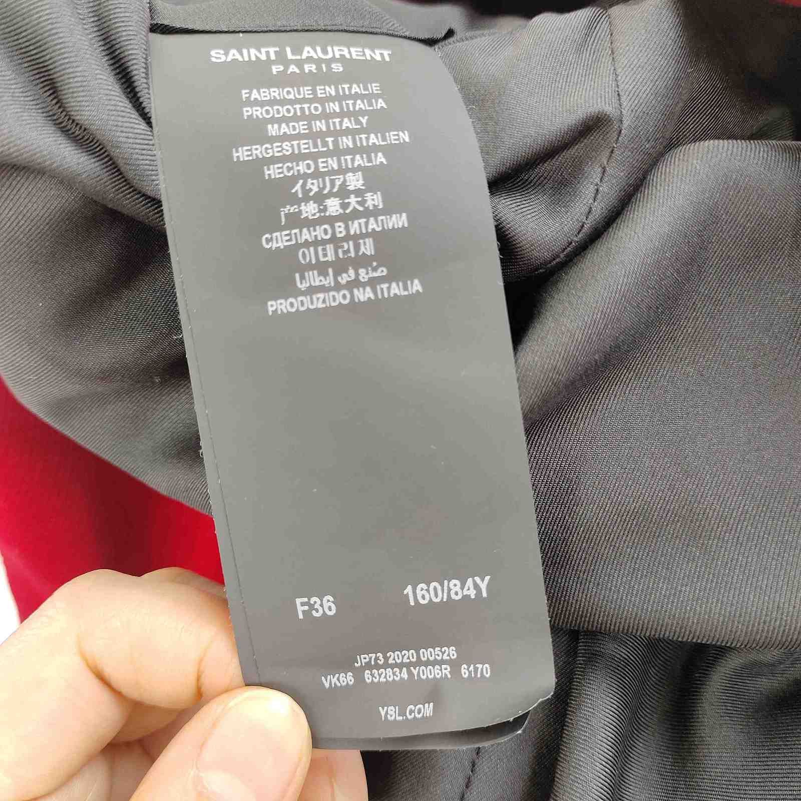 Saint Laurent Paris Saint Laurent Corduroy Single-Button Blazer Size 36 Size XS / US 0-2 / IT 36-38 - 4 Thumbnail