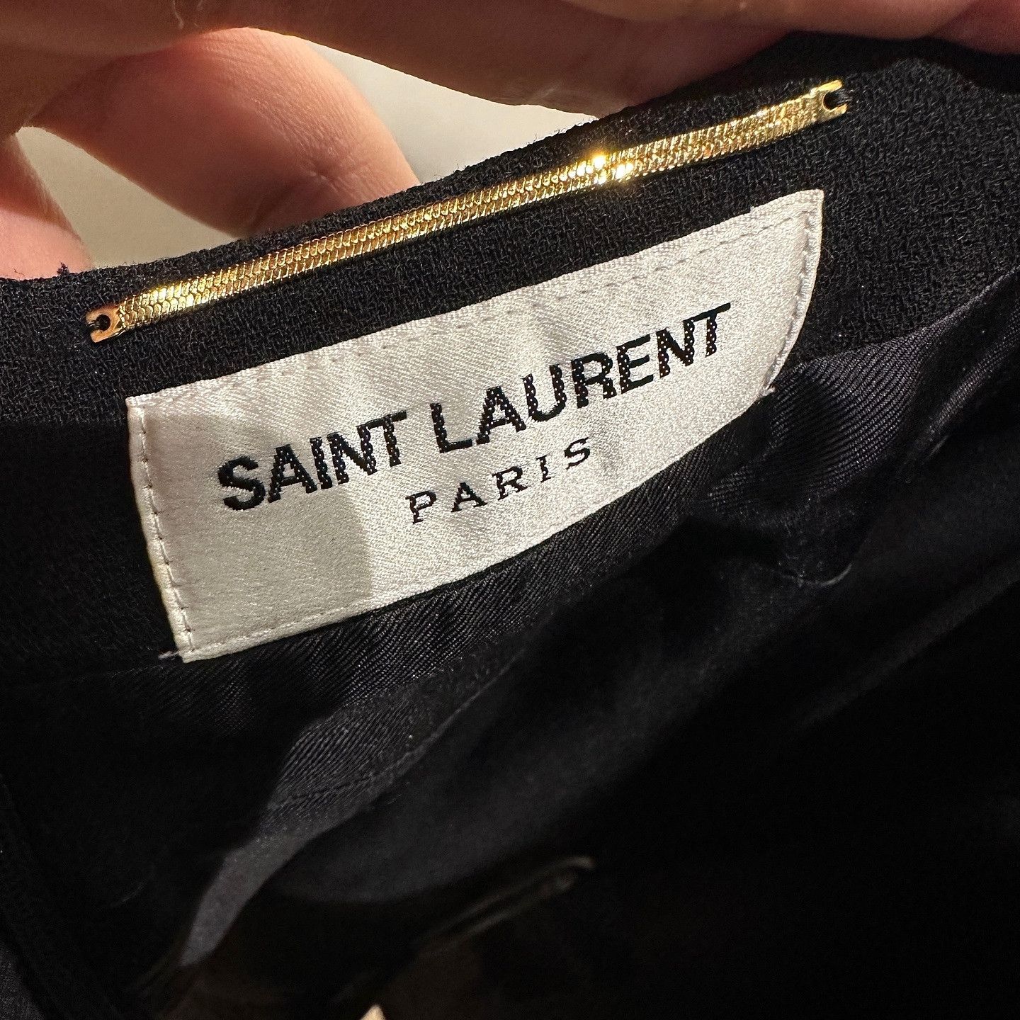 Saint Laurent Paris Saint Laurent Bow Detail Mini Dress F36 Size XS / US 0-2 / IT 36-38 - 3 Thumbnail