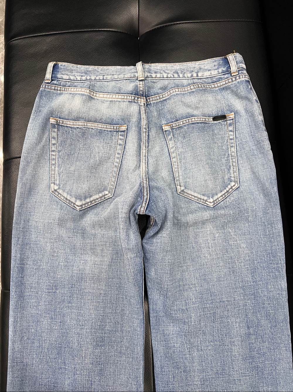 Saint Laurent Paris Saint Laurent Faded Denim Jeans Size 33 Size US 33 - 10 Thumbnail