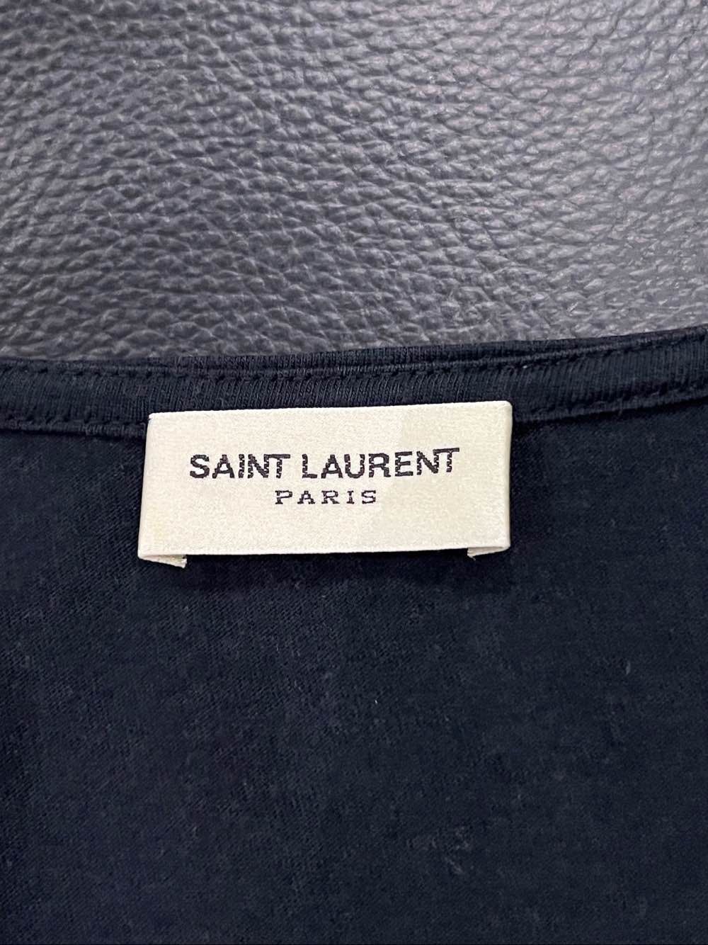 Saint Laurent Paris Saint Laurent Tuxedo Print T-Shirt Size L Size US L / EU 52-54 / 3 - 3 Thumbnail