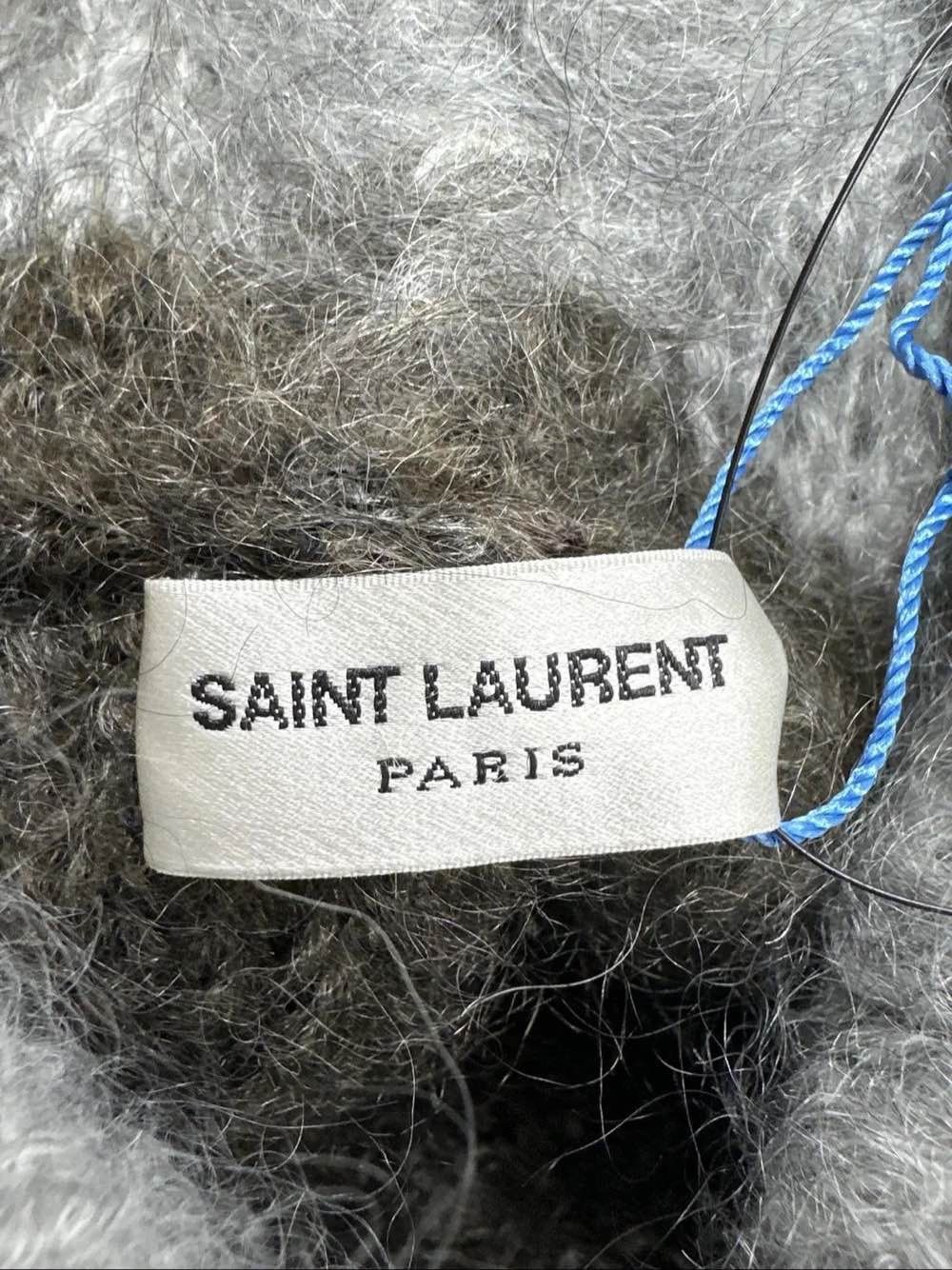 Saint Laurent Paris Saint Laurent Striped Mohair Sweater Size XS Size XS / US 0-2 / IT 36-38 - 3 Thumbnail