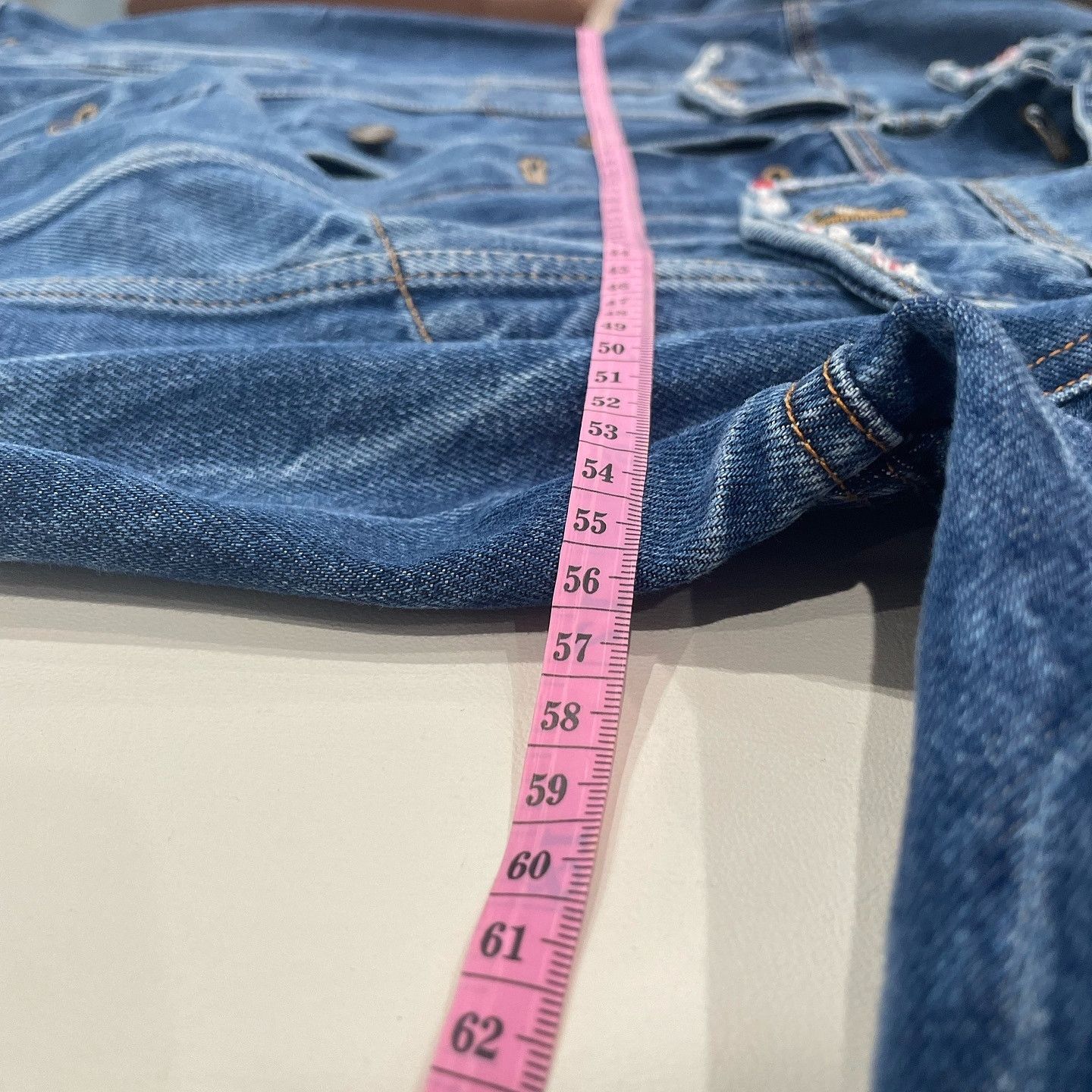 Saint Laurent Paris Saint Laurent Patchwork Denim Jacket Size XS Size US XS / EU 42 / 0 - 7 Thumbnail
