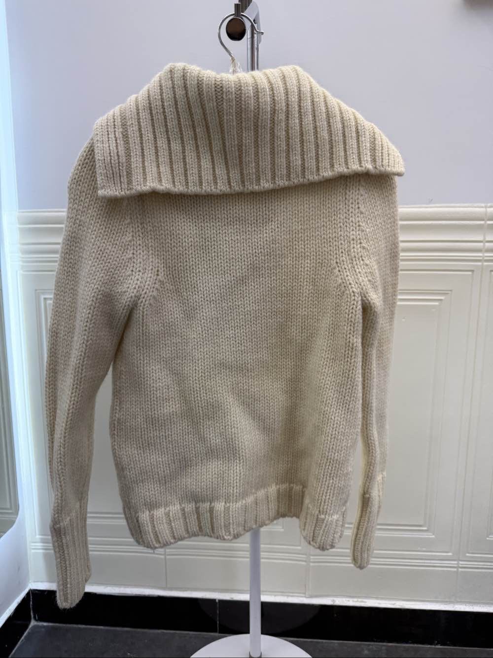 Saint Laurent Paris Saint Laurent Double-Breasted Knit Cardigan Size S Size S / US 4 / IT 40 - 2 Thumbnail