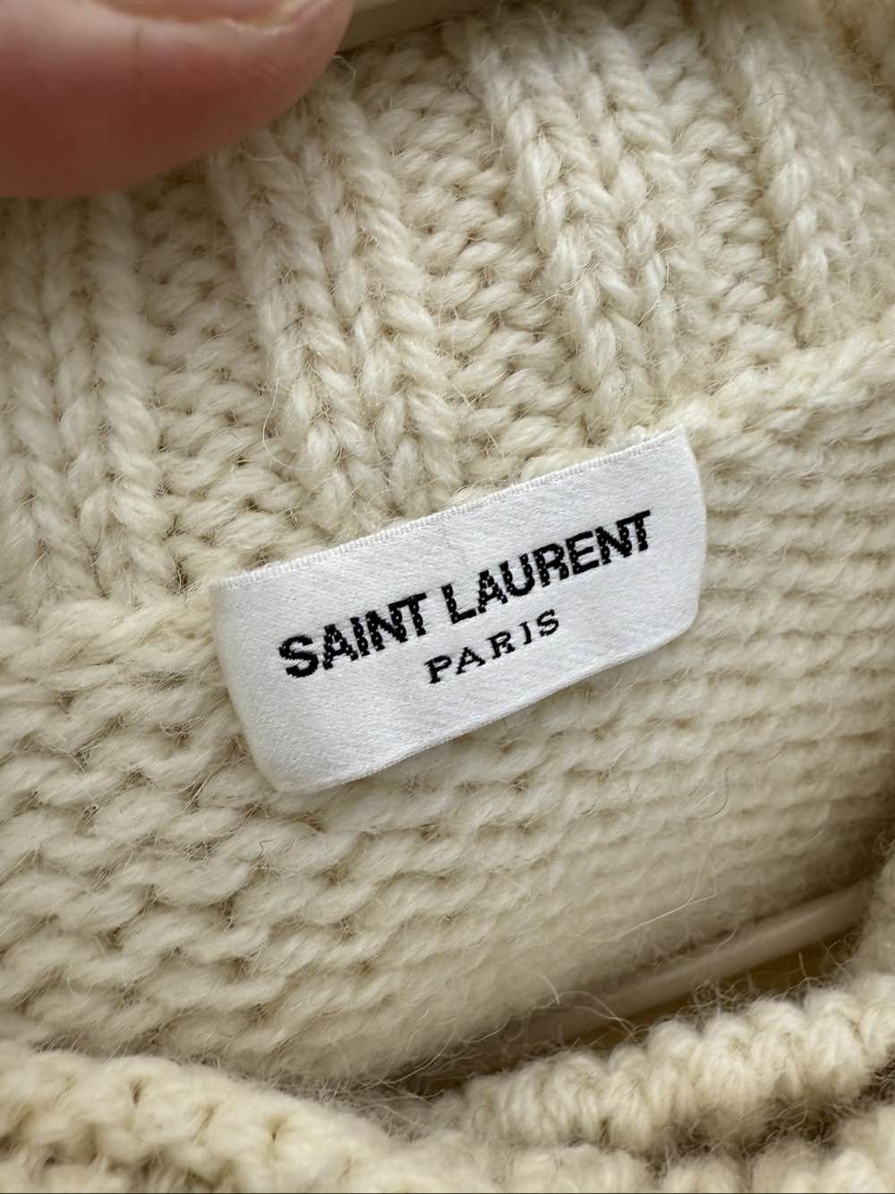 Saint Laurent Paris Saint Laurent Double-Breasted Knit Cardigan Size S Size S / US 4 / IT 40 - 3 Thumbnail
