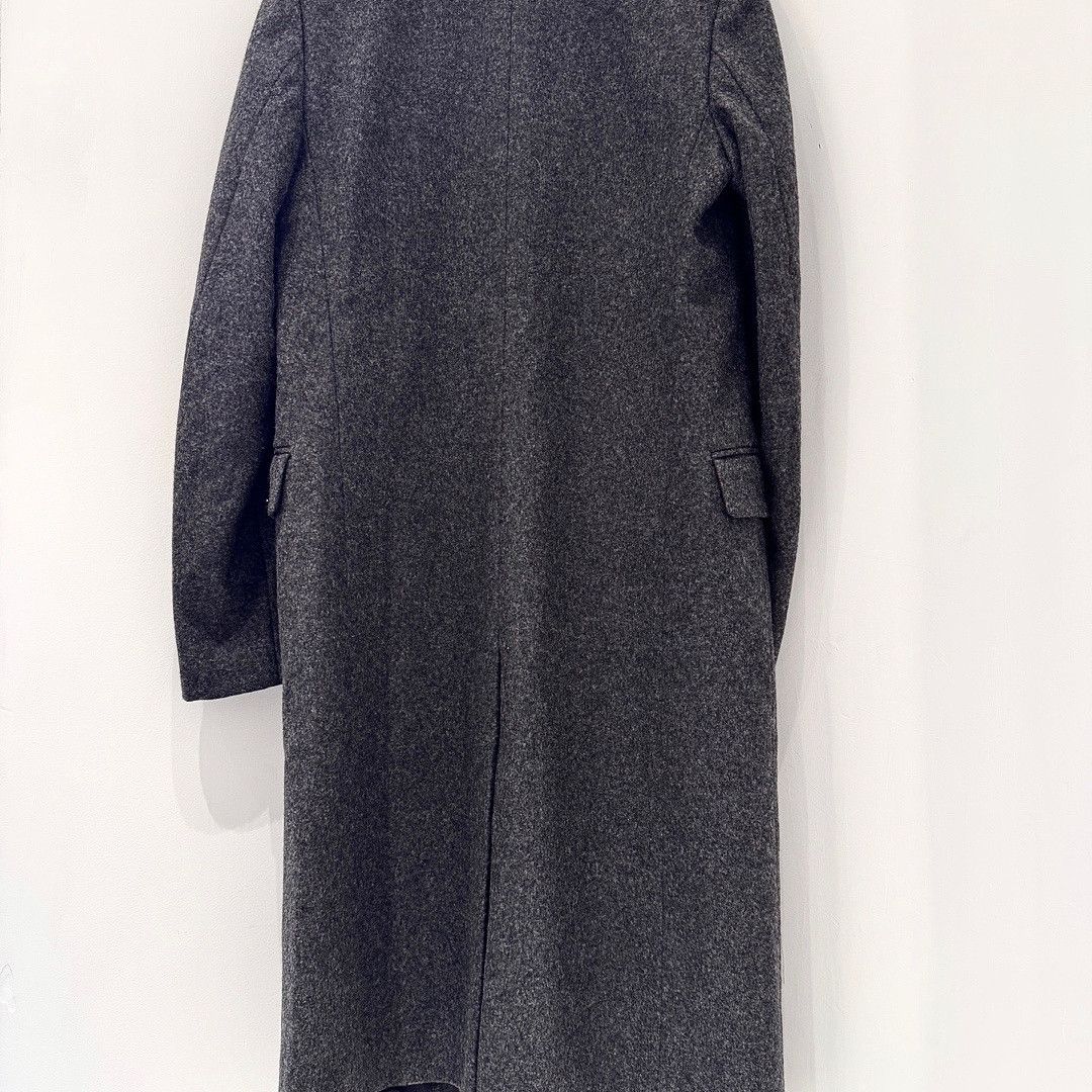 Saint Laurent Paris Saint Laurent Grey Wool Coat Size 36 Size XS / US 0-2 / IT 36-38 - 2 Thumbnail