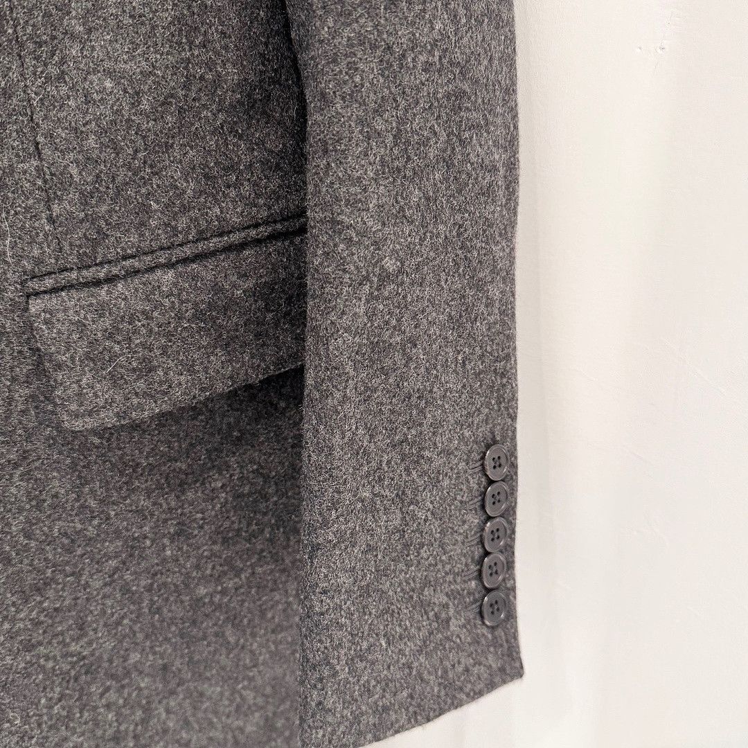 Saint Laurent Paris Saint Laurent Grey Wool Coat Size 36 Size XS / US 0-2 / IT 36-38 - 5 Thumbnail