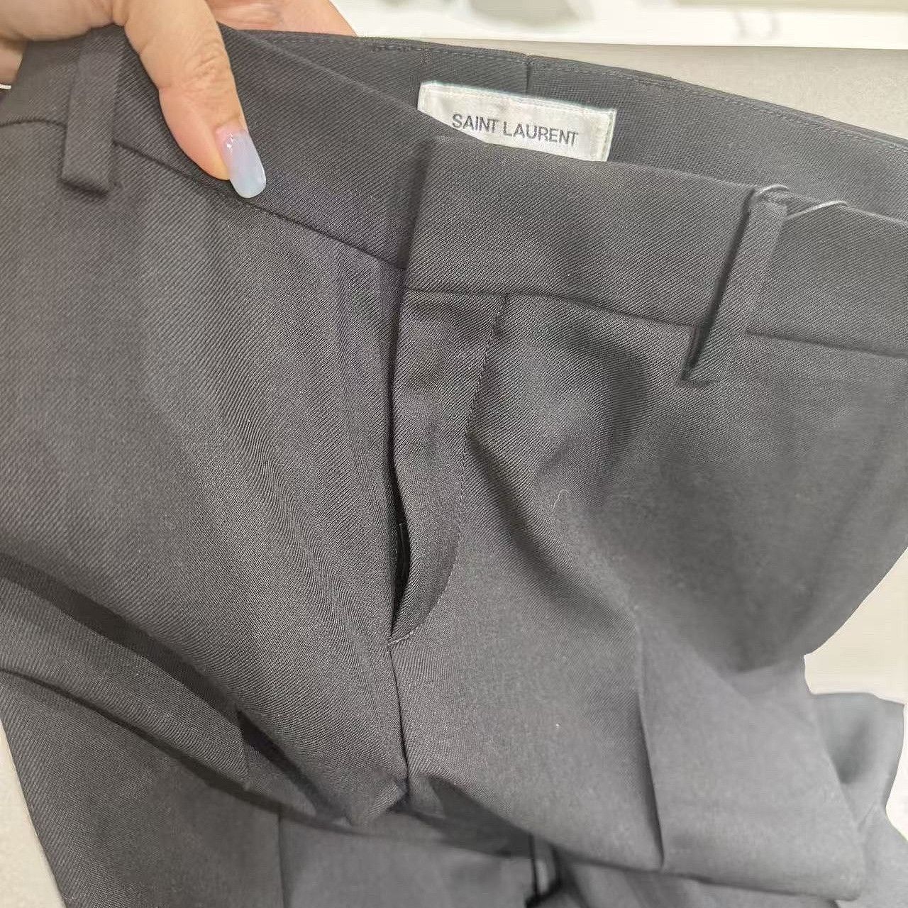 Saint Laurent Paris Saint Laurent Wool Pants Size FR 36 Size 26" / US 2 / IT 38 - 6 Thumbnail