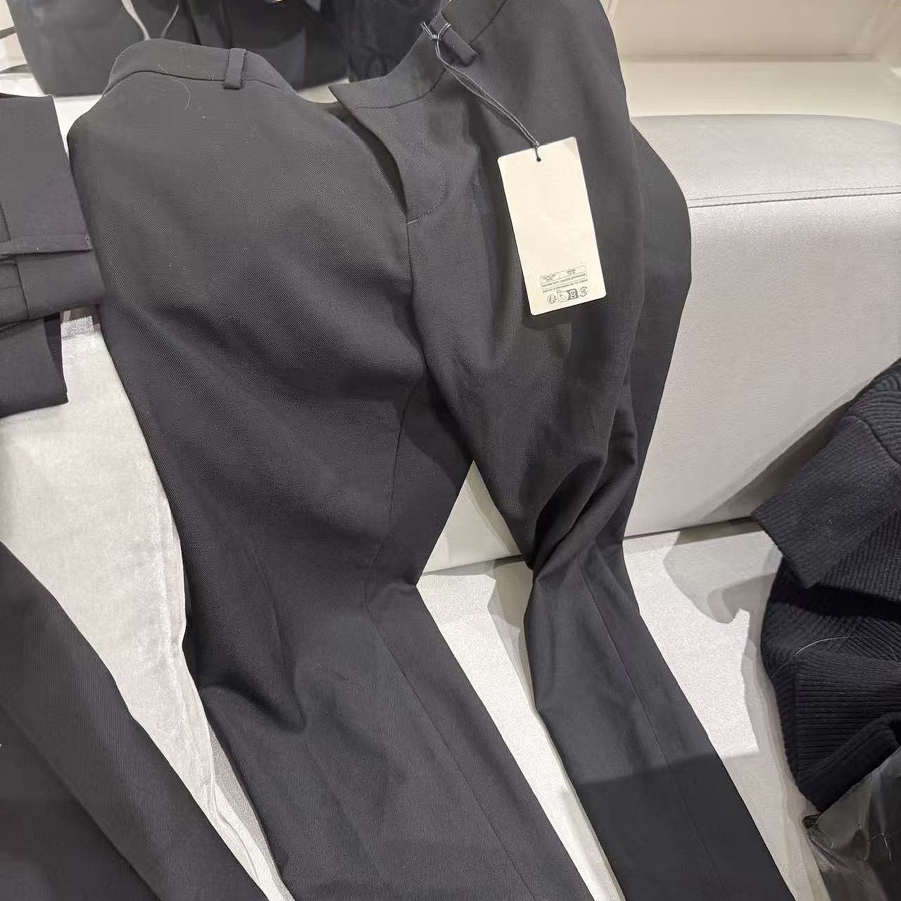 Saint Laurent Paris Saint Laurent Wool Tailored Trousers Size 26 Size US 38 / EU 54 - 6 Thumbnail