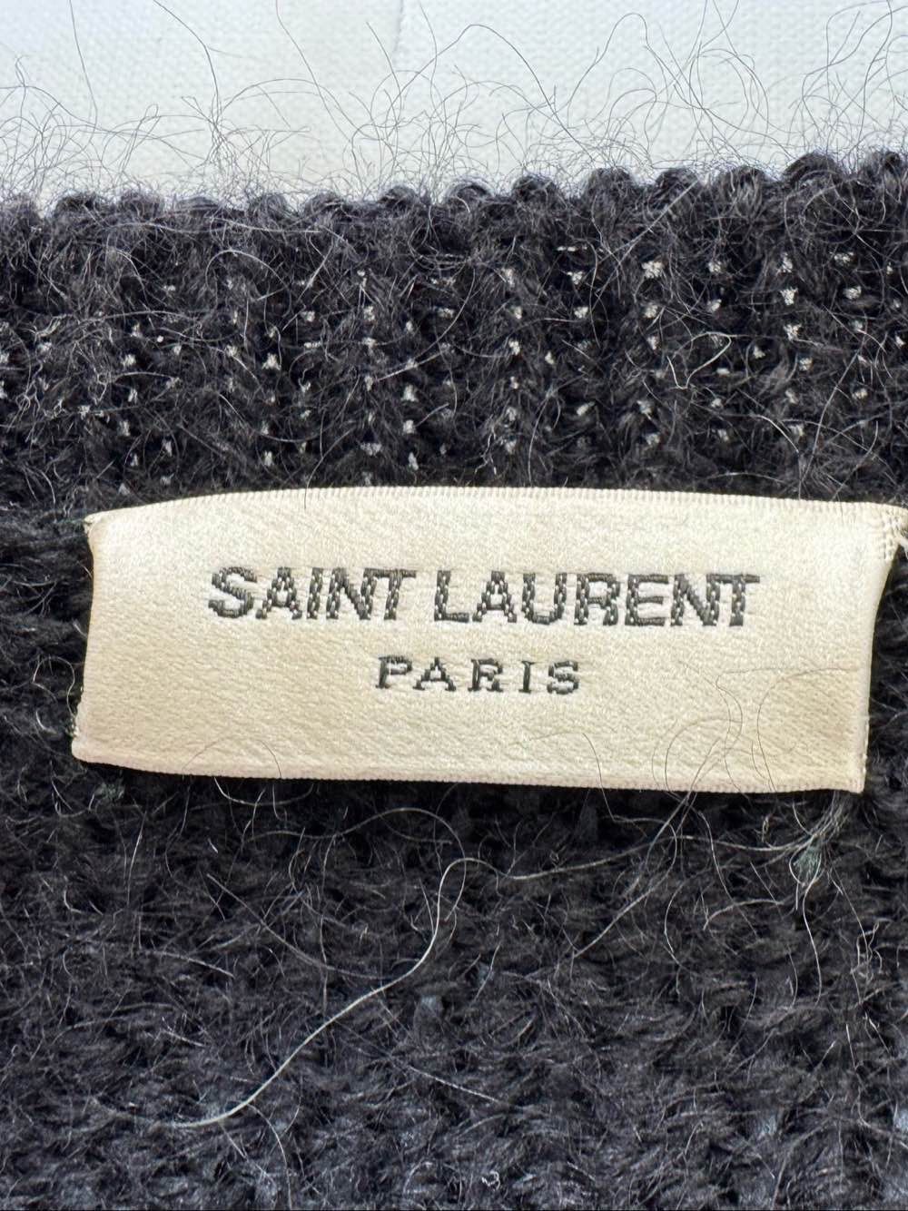 Saint Laurent Paris Saint Laurent Graphic Knit Sweater Size XL Size US XL / EU 56 / 4 - 3 Thumbnail