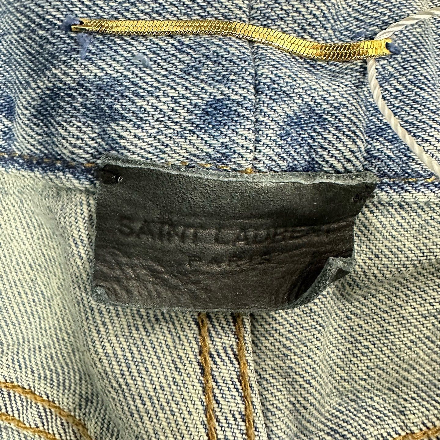 Saint Laurent Paris Saint Laurent Light Wash Denim Jeans Size 30 Size US 30 / EU 46 - 3 Thumbnail