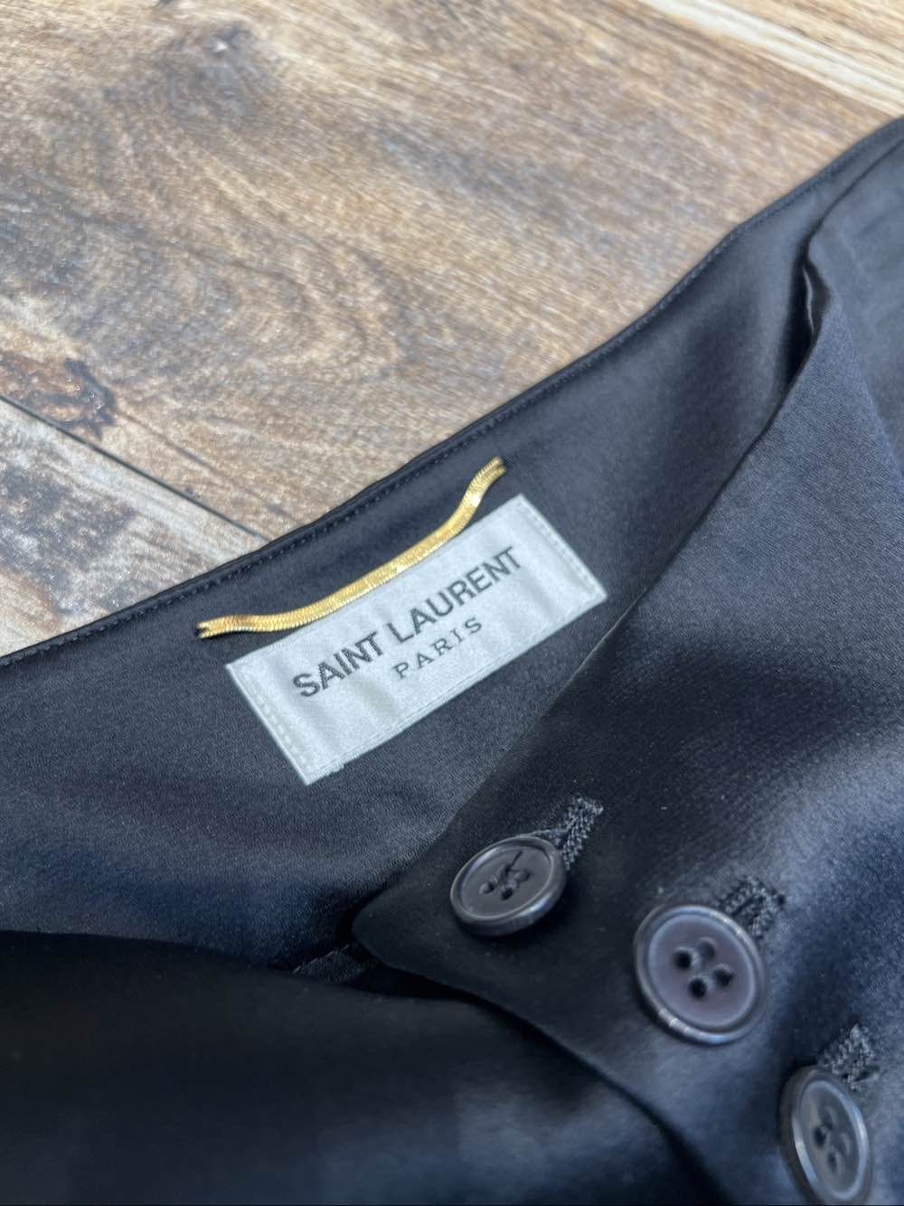 Saint Laurent Paris Saint Laurent Black Casual Pants Size 30 Size US 30 / EU 46 - 3 Thumbnail