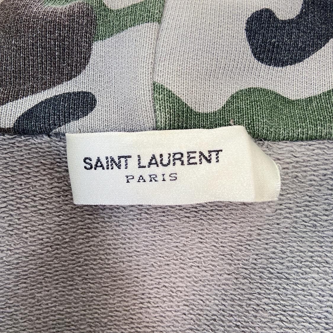 Saint Laurent Paris Saint Laurent Camo Zip Hoodie Size XS Size US XS / EU 42 / 0 - 3 Thumbnail