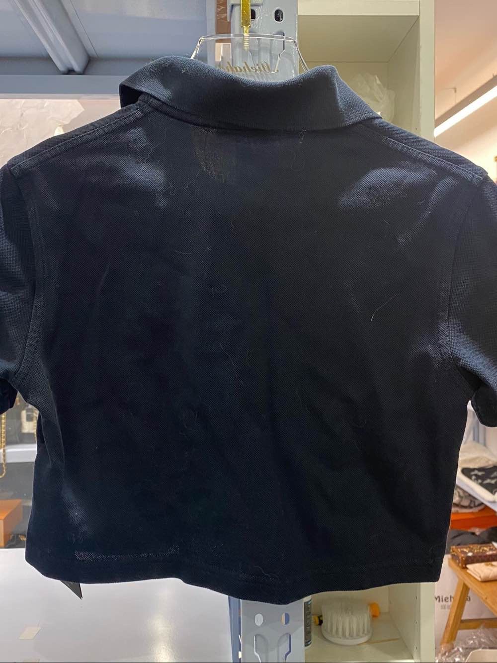 Saint Laurent Paris Saint Laurent Logo Patch Polo Shirt Navy Size XS Size XS / US 0-2 / IT 36-38 - 2 Thumbnail