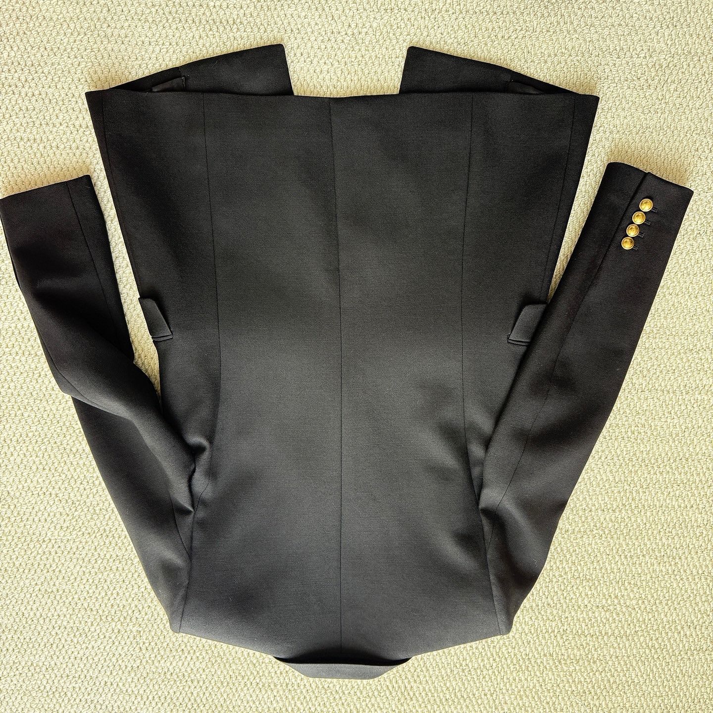 Saint Laurent Paris Saint Laurent Wool Double-Breasted Blazer F34 Size XS / US 0-2 / IT 36-38 - 5 Thumbnail