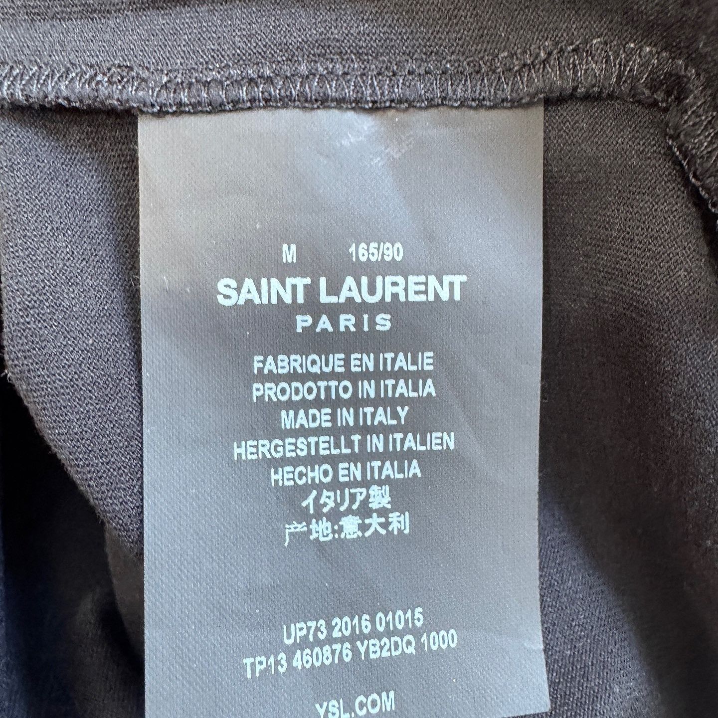 Saint Laurent Paris Saint Laurent Logo T-Shirt Size M Size M / US 6-8 / IT 42-44 - 15 Thumbnail