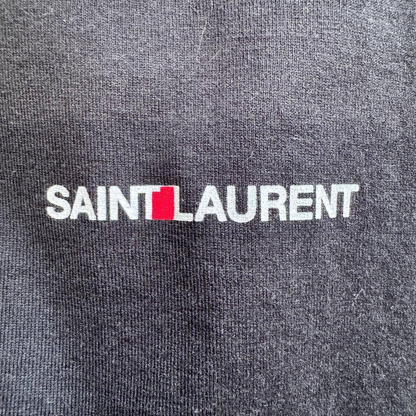 Saint Laurent Paris Saint Laurent Logo T-Shirt Size M Size M / US 6-8 / IT 42-44 - 7 Thumbnail