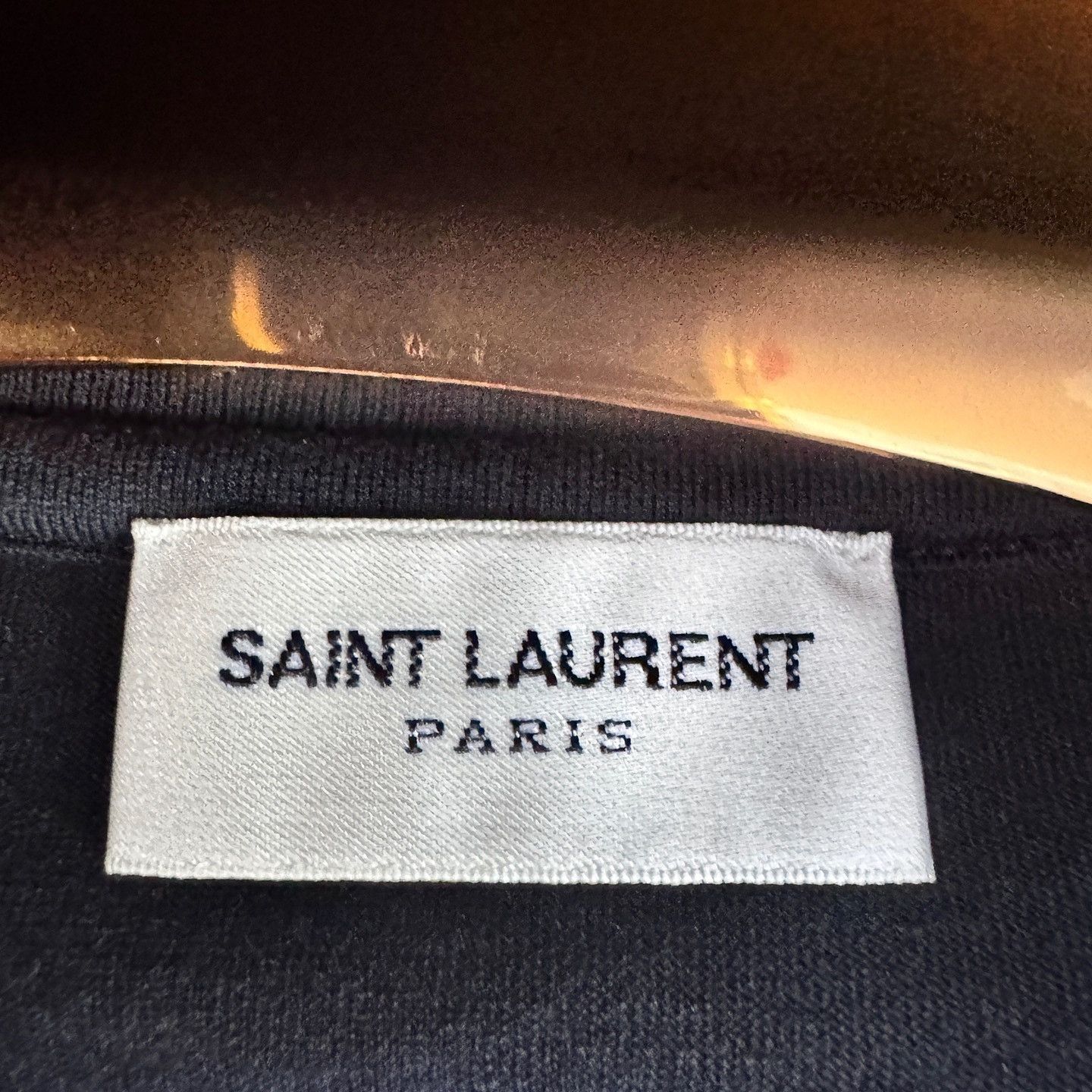 Saint Laurent Paris Saint Laurent Logo T-Shirt Size M Size M / US 6-8 / IT 42-44 - 3 Thumbnail