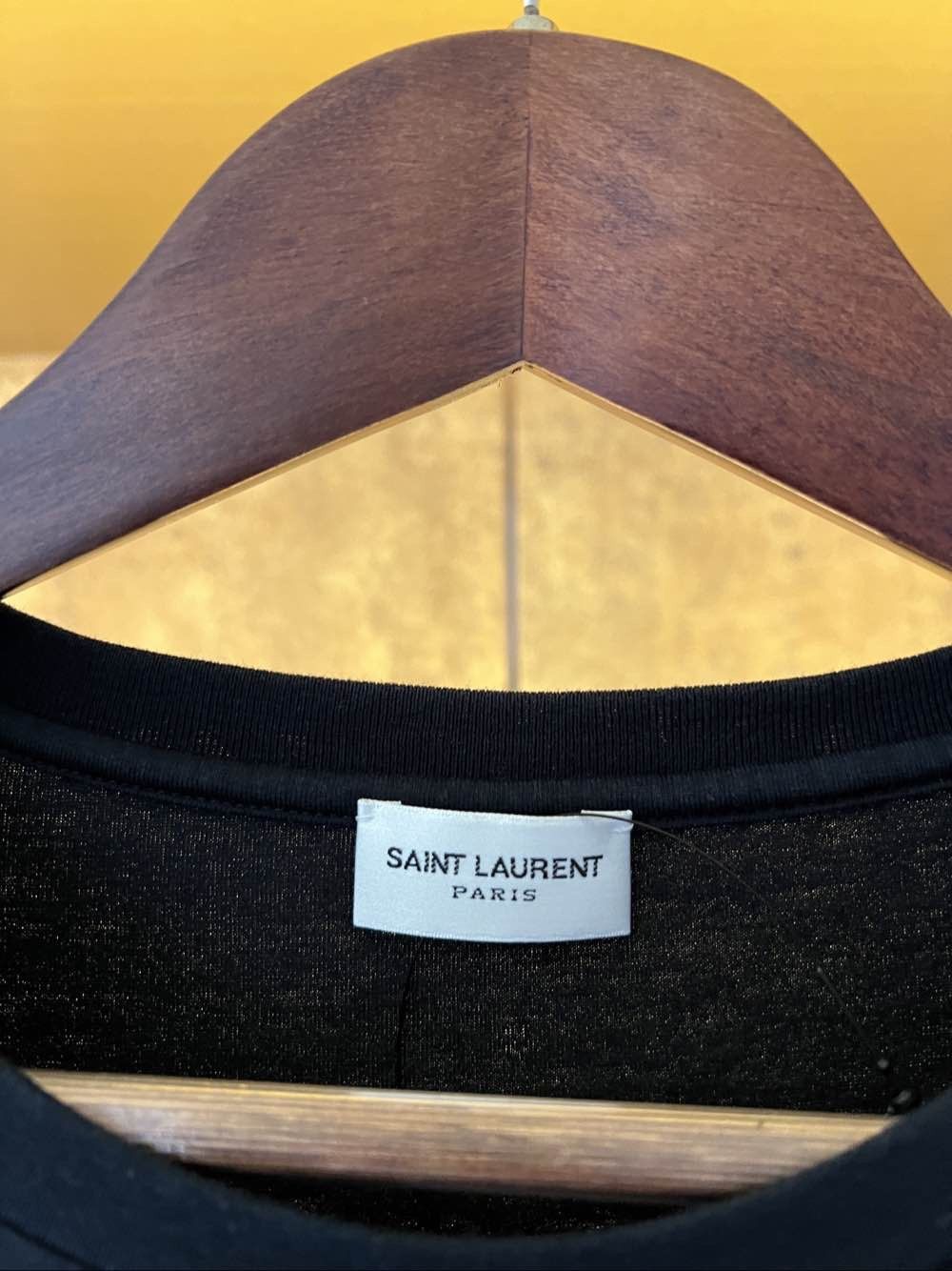 Saint Laurent Paris Saint Laurent Logo Embroidered T-Shirt Size S Size US S / EU 44-46 / 1 - 3 Thumbnail