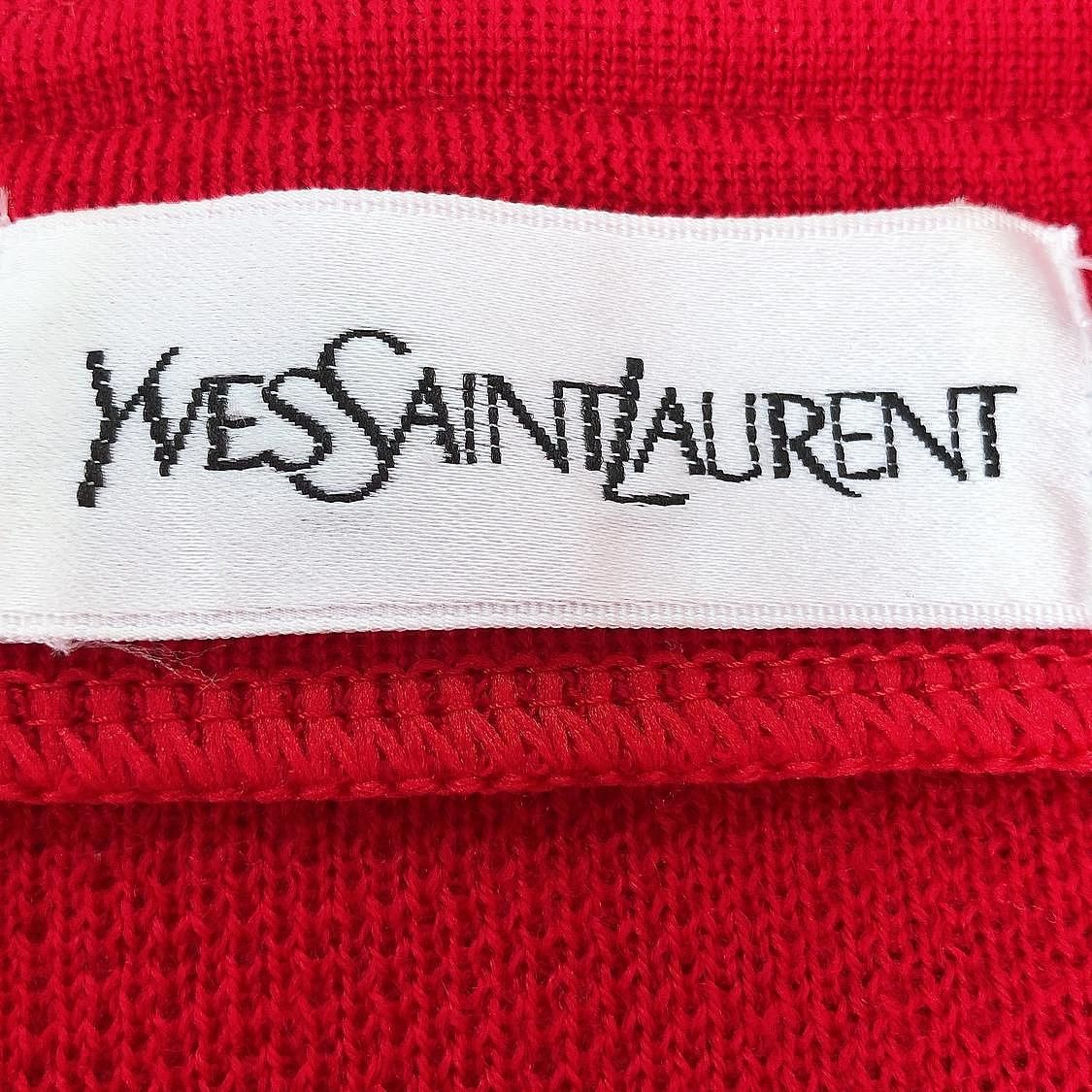 Yves Saint Laurent Yves Saint Laurent Floral Trim Wool Cardigan Size M Size M / US 6-8 / IT 42-44 - 3 Thumbnail
