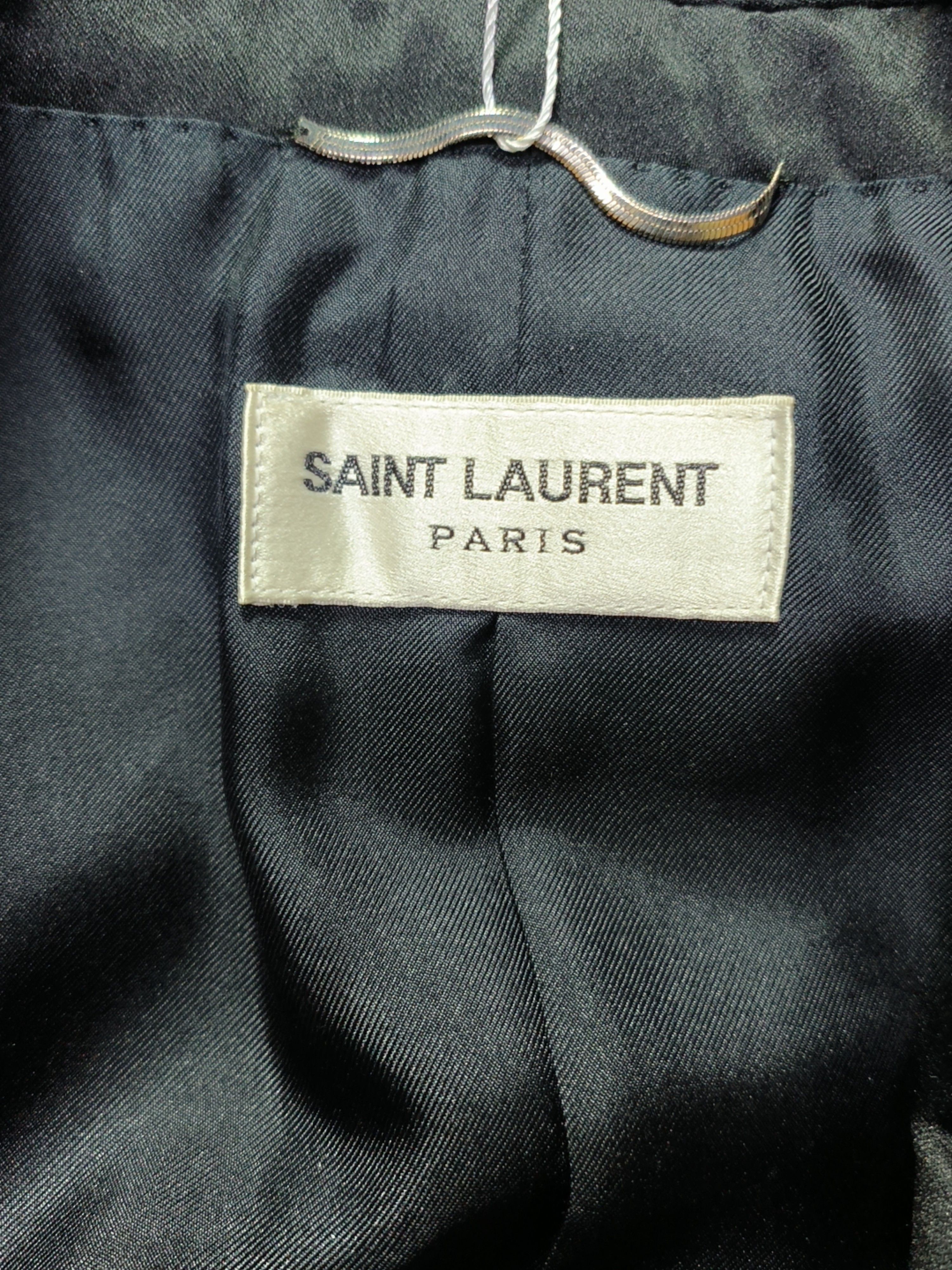 Saint Laurent Paris Saint Laurent Blue Marble Blazer Size 42R Size 42R - 3 Thumbnail
