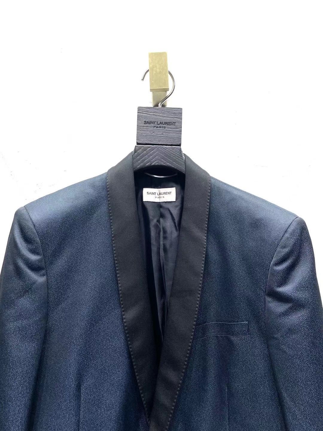 Saint Laurent Paris Saint Laurent Blue Marble Blazer Size 42R Size 42R - 6 Thumbnail