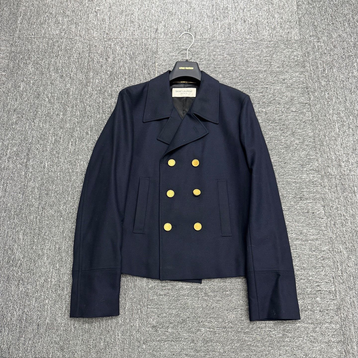 Saint Laurent Paris Saint Laurent Virgin Wool Double-Breasted Coat 50 Size XL / US 12-14 / IT 48-50 - 6 Thumbnail
