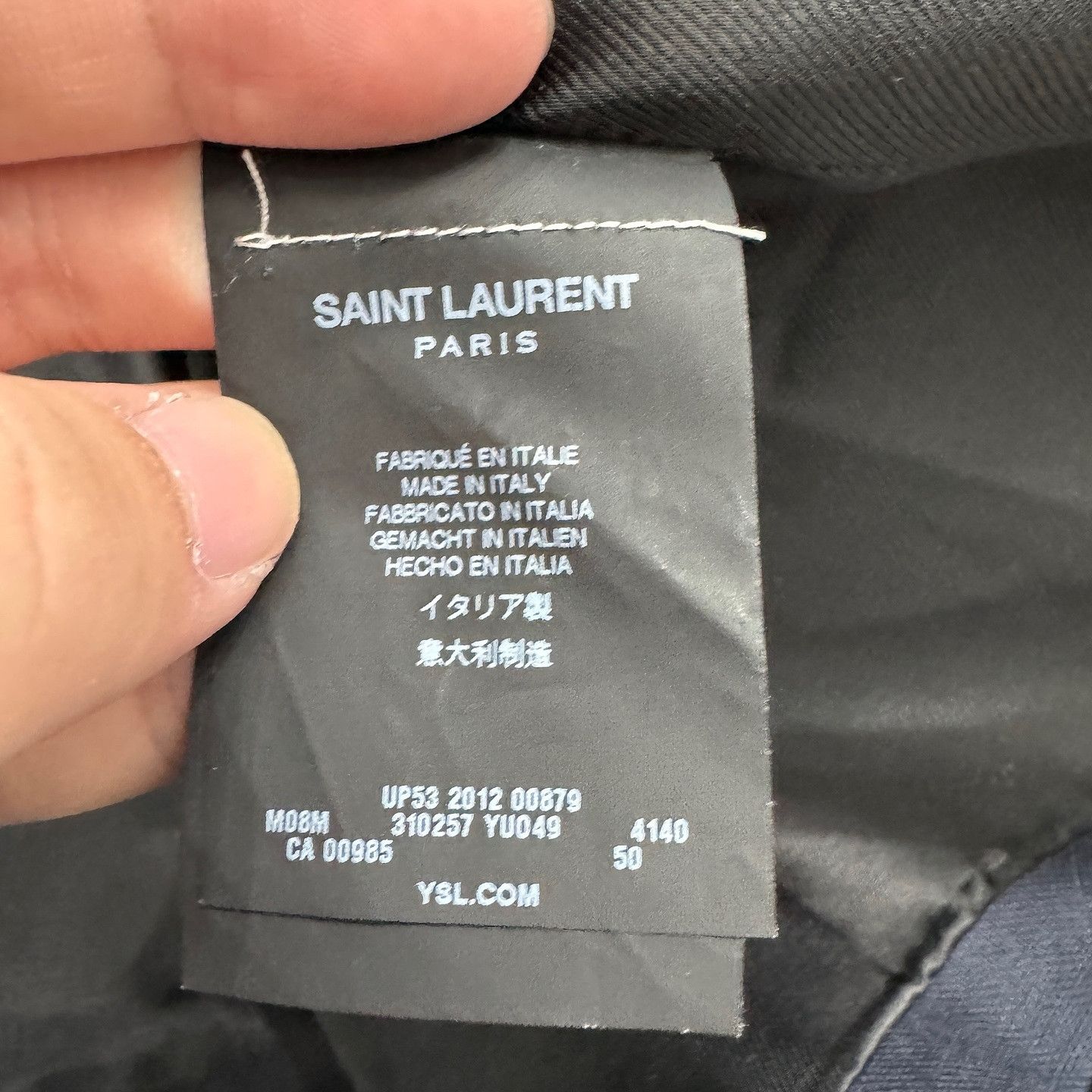 Saint Laurent Paris Saint Laurent Virgin Wool Double-Breasted Coat 50 Size XL / US 12-14 / IT 48-50 - 4 Thumbnail