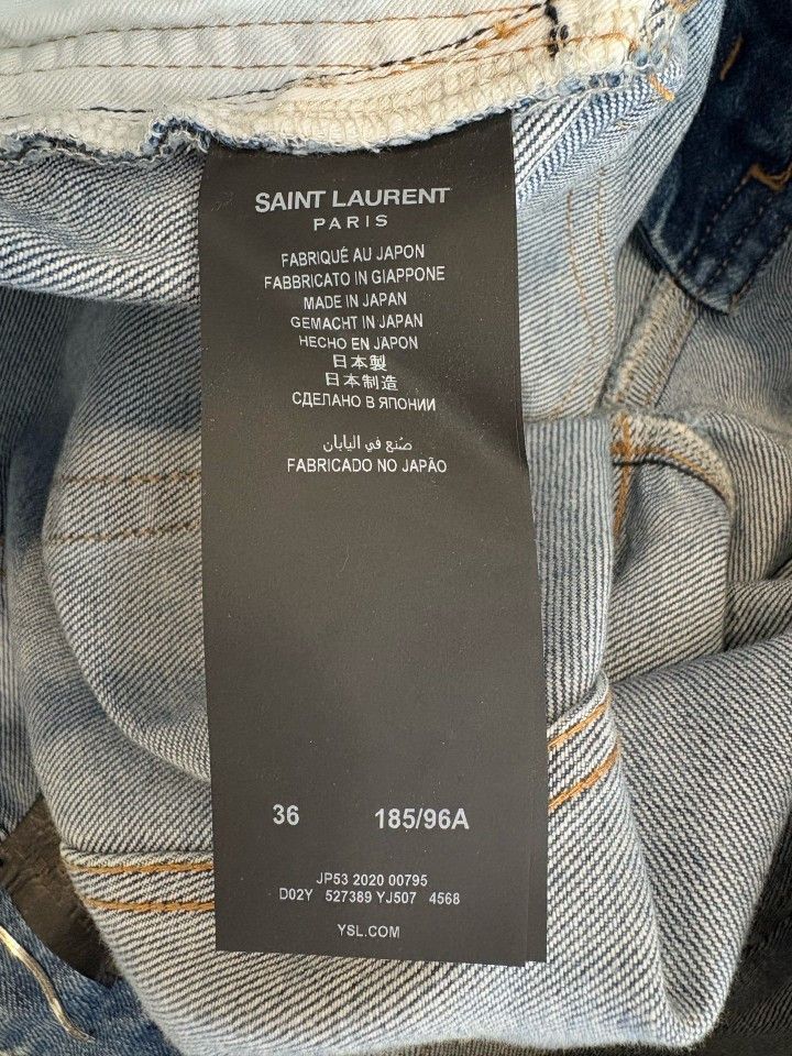 Saint Laurent Paris Saint Laurent Distressed Jeans Size 36 Size US 36 / EU 52 - 4 Thumbnail