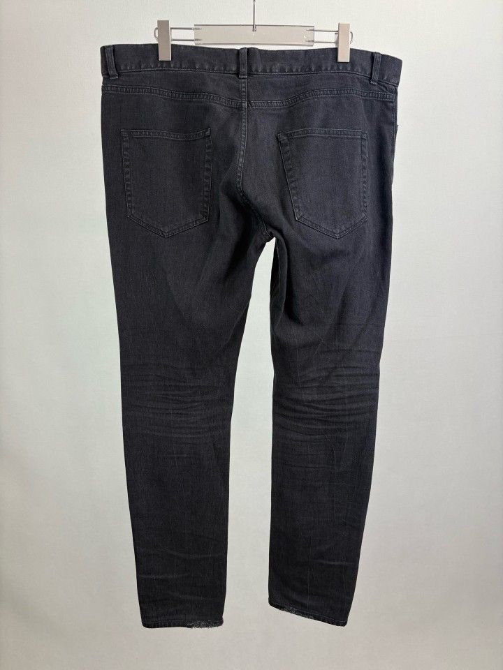 Saint Laurent Paris Saint Laurent Black Denim Jeans Size 36 Size US 36 / EU 52 - 2 Thumbnail
