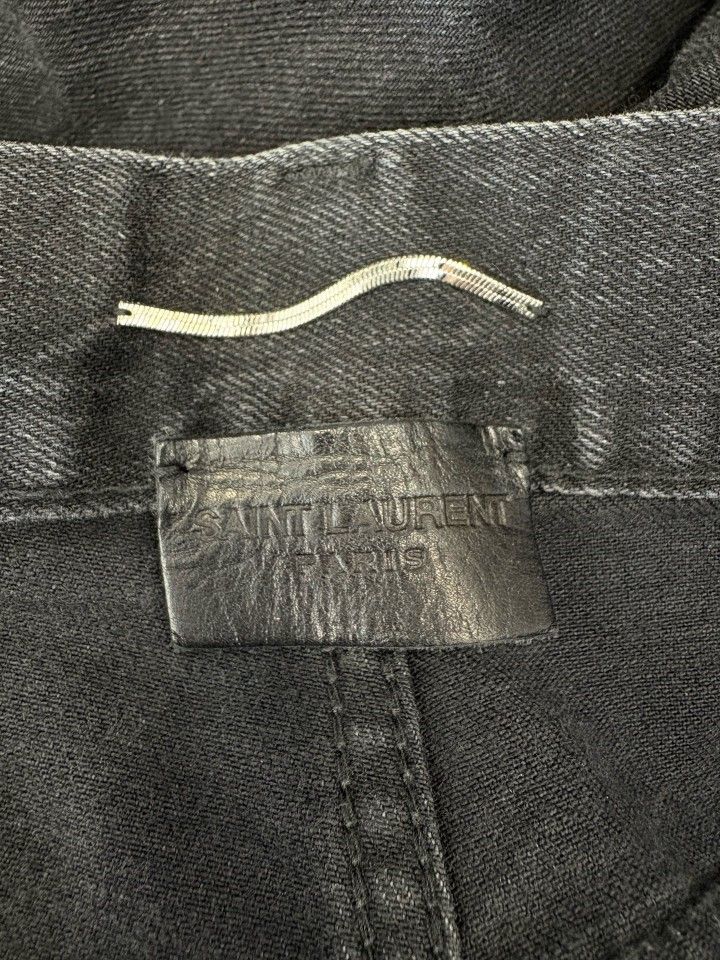 Saint Laurent Paris Saint Laurent Black Denim Jeans Size 36 Size US 36 / EU 52 - 3 Thumbnail
