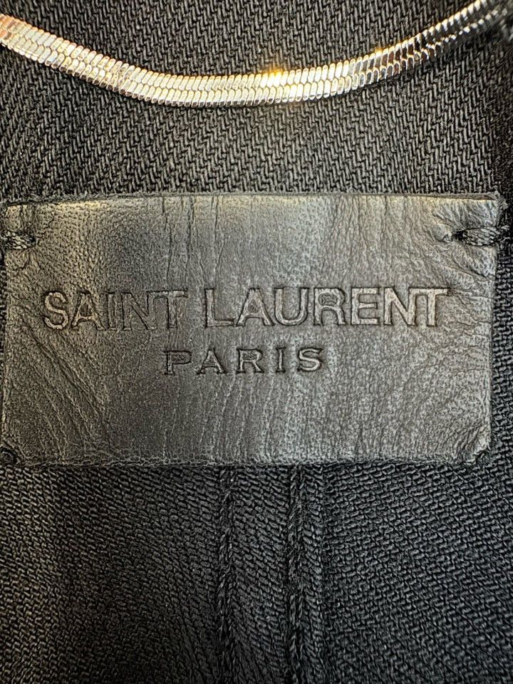 Saint Laurent Paris Saint Laurent Distressed Black Denim Jeans Size 36 Size US 36 / EU 52 - 3 Thumbnail