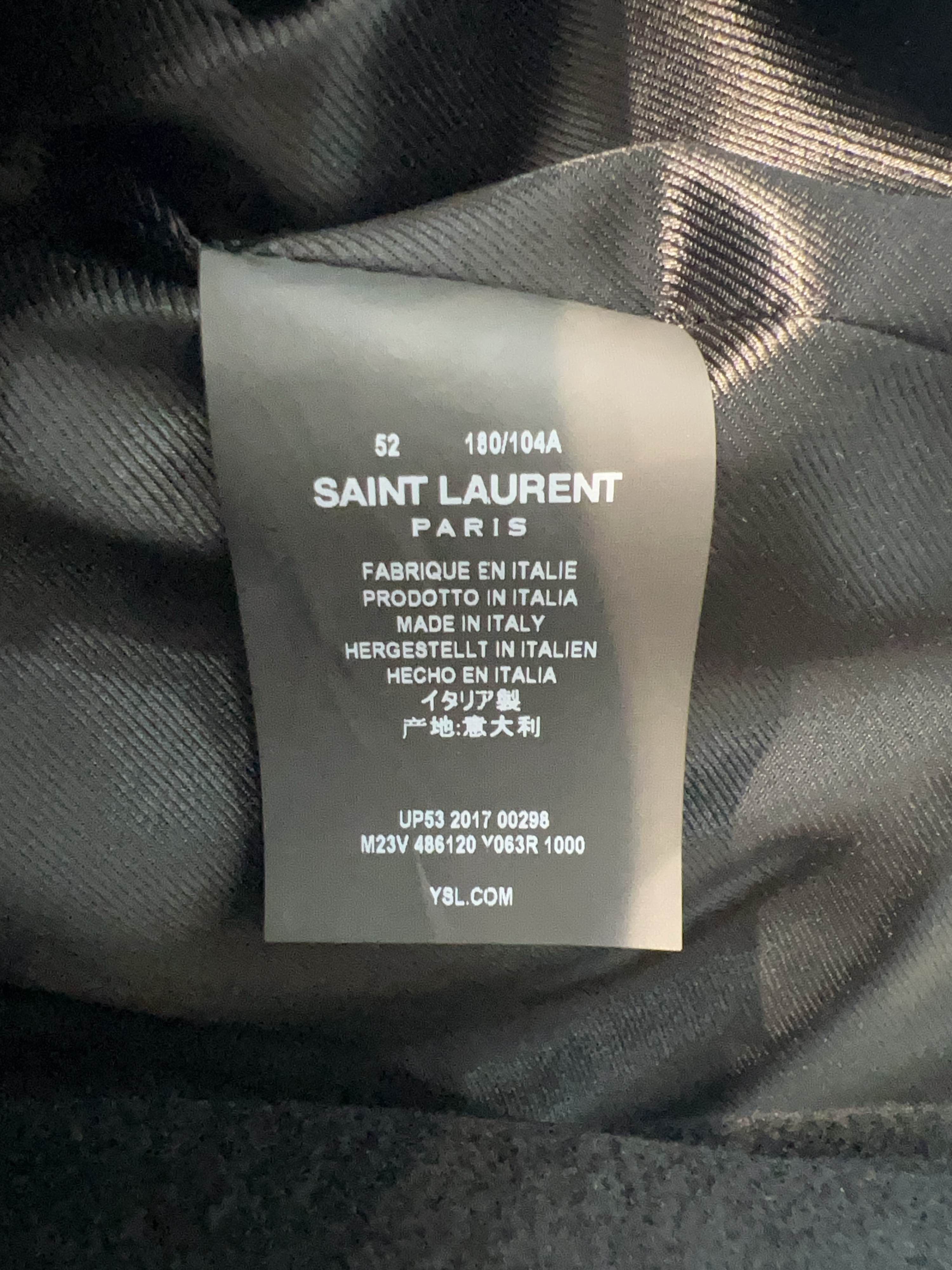 Saint Laurent Paris Saint Laurent Double Breasted Wool Coat Size L Size US L / EU 52-54 / 3 - 4 Thumbnail