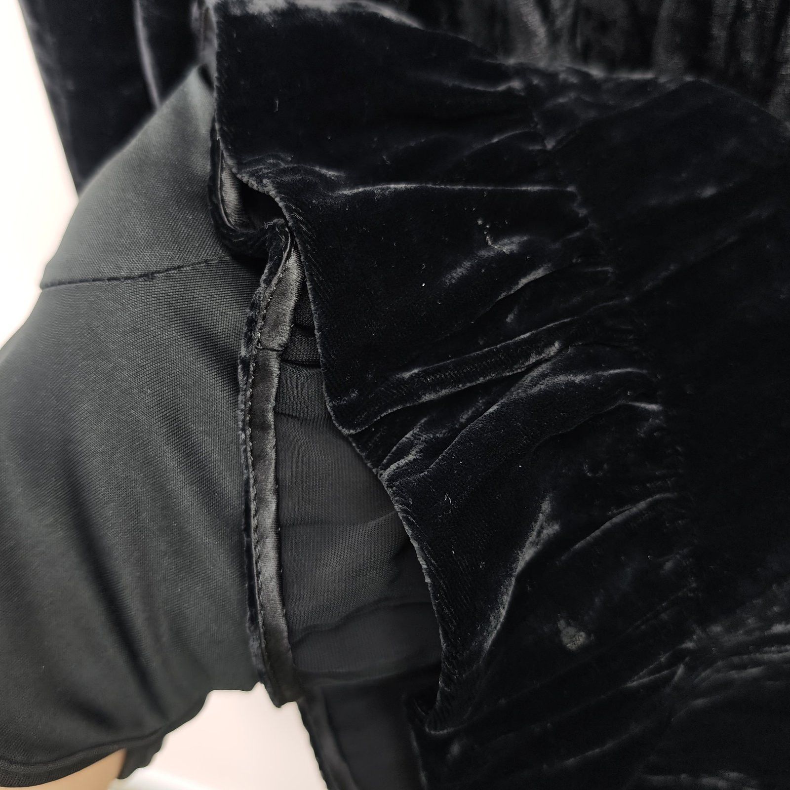 Saint Laurent Paris Saint Laurent Velvet Mini Dress F34 Size XS / US 0-2 / IT 36-38 - 7 Thumbnail