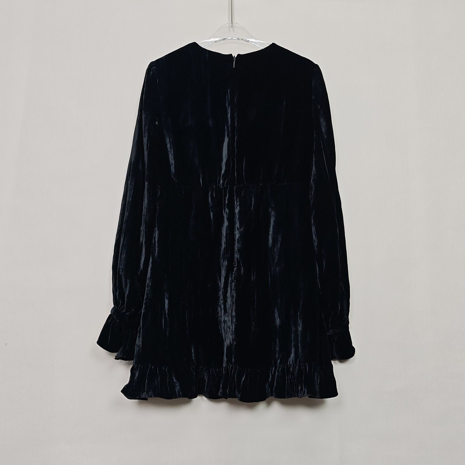 Saint Laurent Paris Saint Laurent Velvet Mini Dress F34 Size XS / US 0-2 / IT 36-38 - 2 Thumbnail