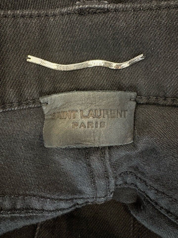 Saint Laurent Paris Saint Laurent Black Denim Jeans Size 36 Size US 36 / EU 52 - 3 Thumbnail