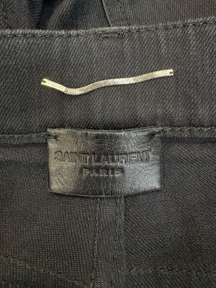 Saint Laurent Paris Saint Laurent Black Denim Jeans Size 36 Size US 36 / EU 52 - 3 Thumbnail