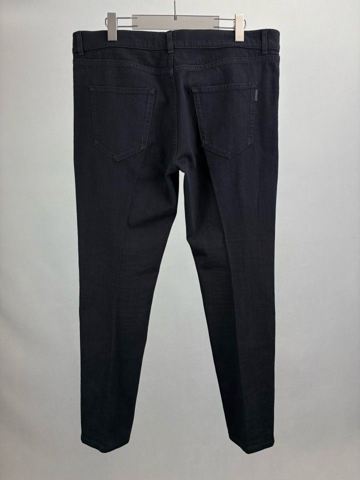 Saint Laurent Paris Saint Laurent Black Denim Jeans Size 36 Size US 36 / EU 52 - 2 Thumbnail
