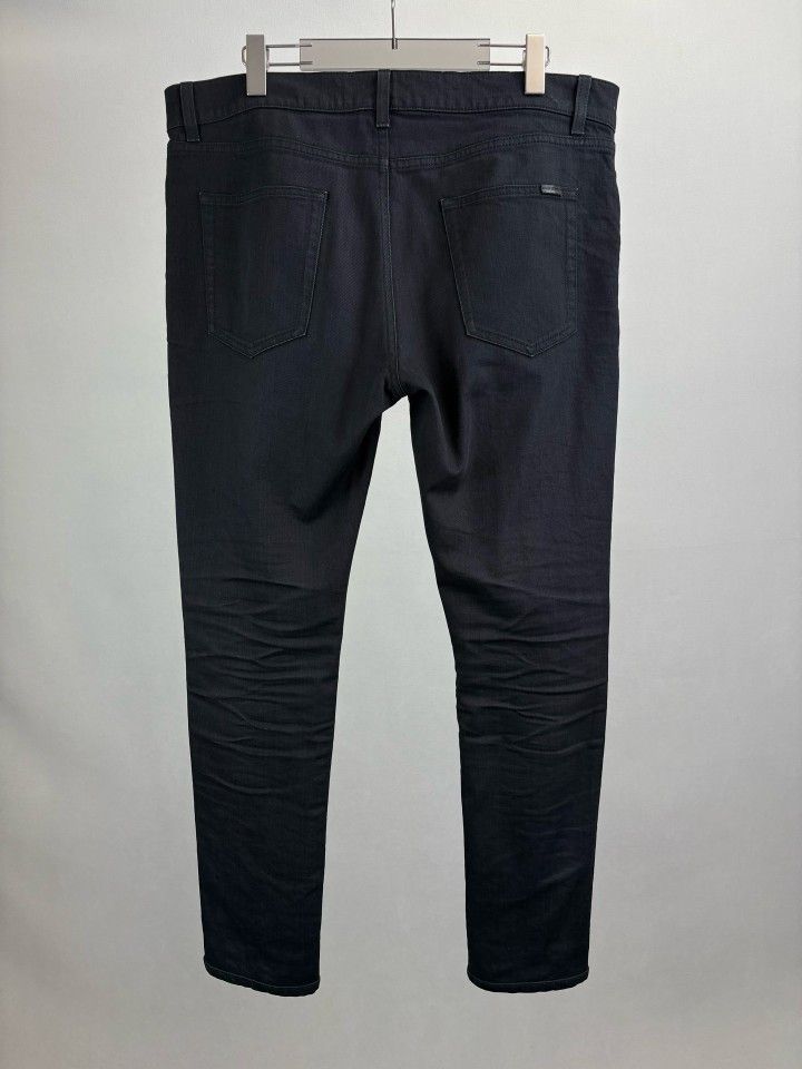 Saint Laurent Paris Saint Laurent Coated Denim Jeans Size 36 Size US 36 / EU 52 - 2 Thumbnail