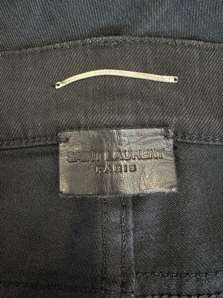Saint Laurent Paris Saint Laurent Coated Denim Jeans Size 36 Size US 36 / EU 52 - 3 Thumbnail