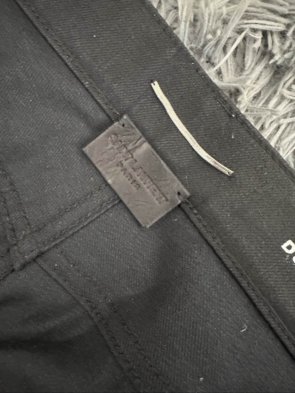 Saint Laurent Paris Saint Laurent Black Denim Jeans Size 30 Size US 30 / EU 46 - 3 Thumbnail