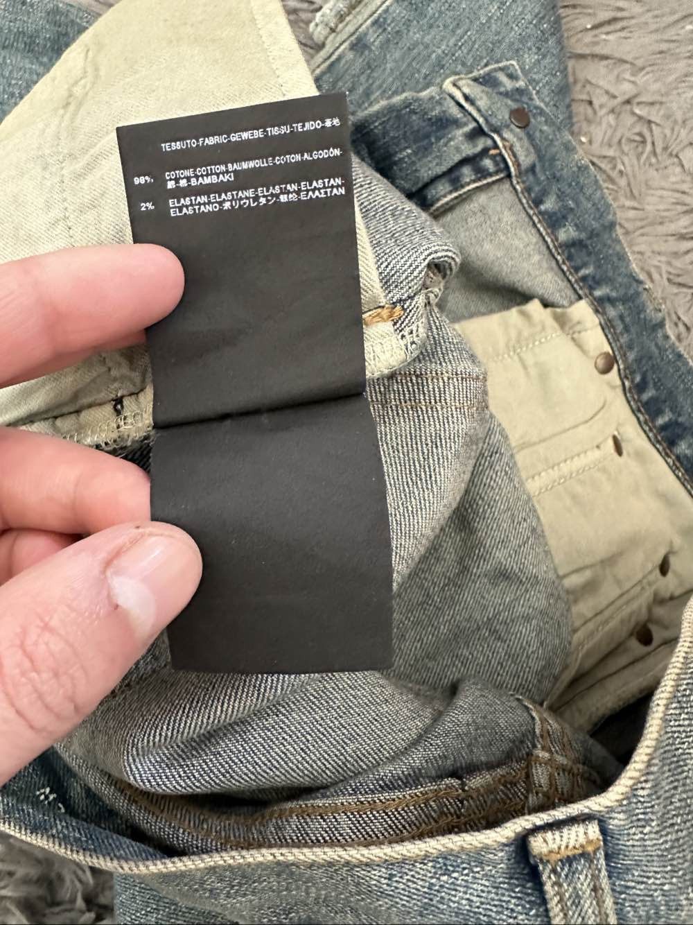 Saint Laurent Paris Saint Laurent Distressed Denim Jeans Size 31 Size US 31 - 5 Thumbnail