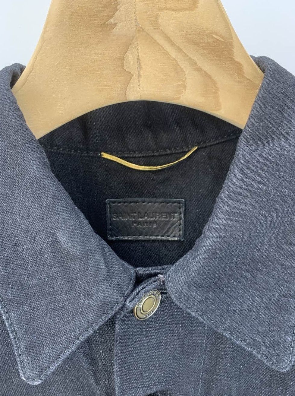 Saint Laurent Paris Saint Laurent Star Sequin Denim Jacket Size S Size US S / EU 44-46 / 1 - 3 Thumbnail