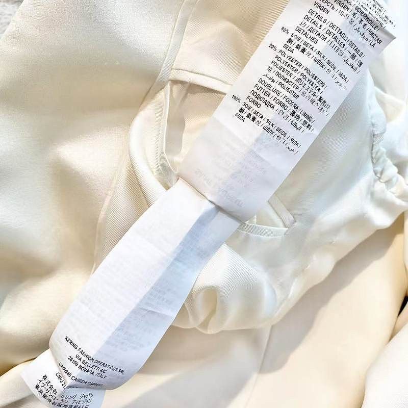 Saint Laurent Paris Saint Laurent White Single Button Blazer Size 36 Size XS / US 0-2 / IT 36-38 - 5 Thumbnail