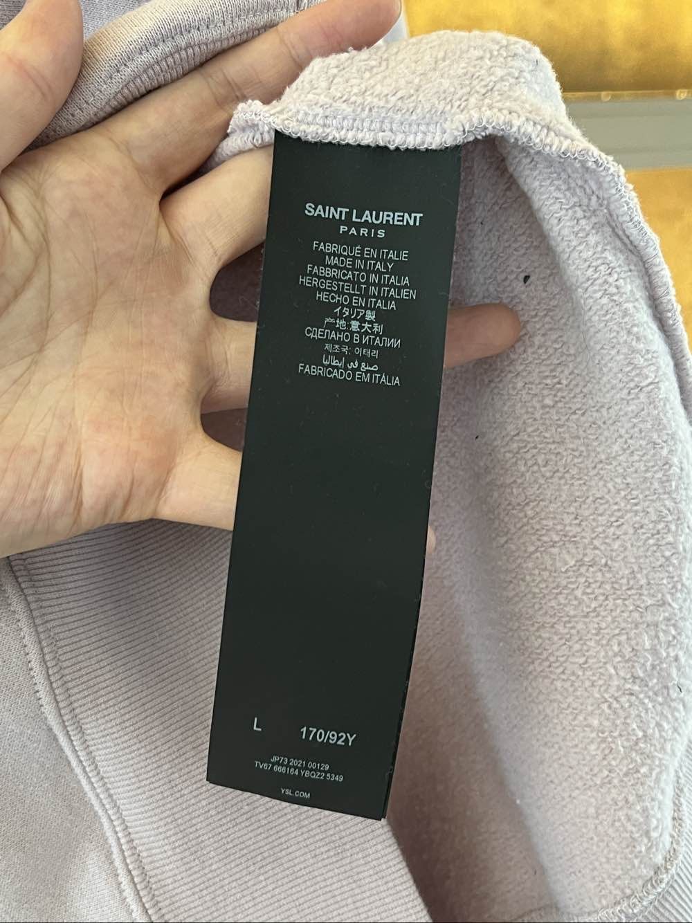 Saint Laurent Paris Saint Laurent Logo Hoodie Size L Size US L / EU 52-54 / 3 - 4 Thumbnail