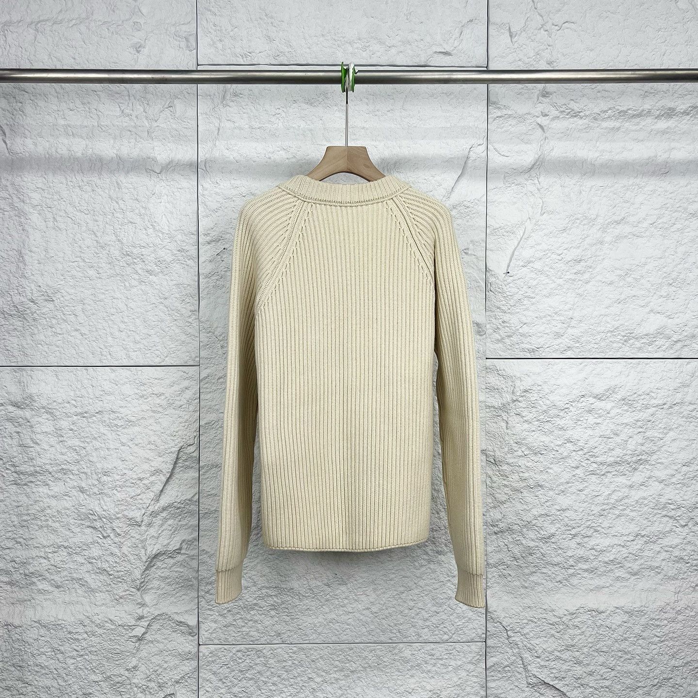 Saint Laurent Paris Saint Laurent Wool Cashmere Ribbed Sweater Size L Size US L / EU 52-54 / 3 - 2 Thumbnail